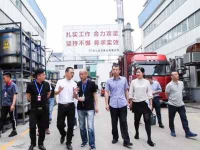 麗水市中青班、開發(fā)區(qū)環(huán)保局及經發(fā)局領導蒞臨我司調研指導