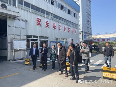 麗水市市場監(jiān)督管理局、浙江省皮革廠行業(yè)協(xié)會、嘉興學院及浙江省標準化研究院領導蒞臨我司指導工作
